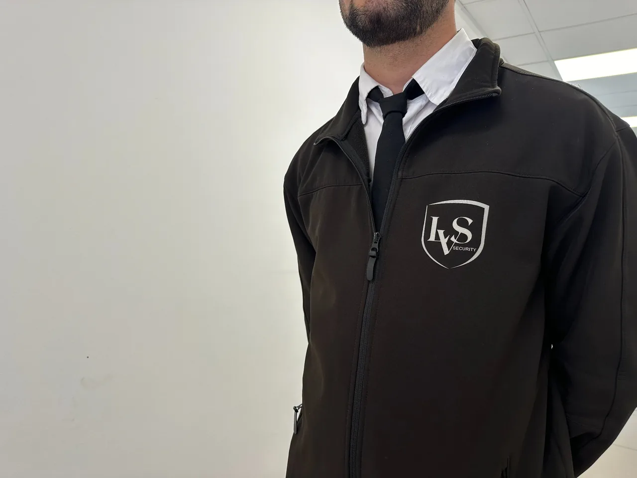 Personal de seguridad LVS en servicio